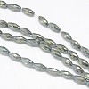 Electroplate Crystal Glass Rice Beads Strands EGLA-F042-A10-2