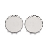 Tarnish Resistant 304 Stainless Steel Cabochon Settings LS-STAS-P249-16E-P-1