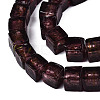 Handmade Silver Foil Lampwork Beads FOIL-N004-01A-10-3