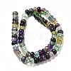 Natural Colorful Fluorite Beads Strands G-D481-19B-6