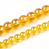 Electroplate Transparent Glass Beads Strands GLAA-T032-T6mm-AB11-4