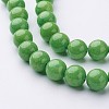 Natural Mashan Jade Round Beads Strands X-G-D263-10mm-XS17-2