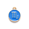 Alloy Enamel Pendants ENAM-S124-01B-02L-2