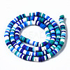 Handmade Polymer Clay Beads Strands CLAY-R089-4mm-102-3