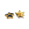 Alloy Enamel Beads Caps FIND-G074-02F-2
