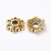 Tibetan Style Caps TIBEB-Q022-AG-LF-2
