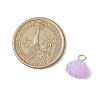 Acrylic Lotus Pendants PALLOY-JF02712-04-2
