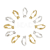 Brass Clip-on Earring Converters Findings KK-TA0007-21-1