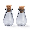 Glass Cork Bottles Ornament AJEW-O032-02B-1