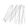 Tarnish Resistant 304 Stainless Steel Ball Head pins STAS-S066-70x0.5mm-1