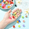 200Pcs 2 Styles Opaque & Frosted Transparent Acrylic Beads SACR-YW0002-11-5