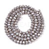 Electroplate Glass Beads Strands EGLA-A044-P3mm-B10-3