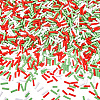 120G 3 Colors Christmas Themed Handmade Polymer Clay Beads CLAY-SC0002-08-1