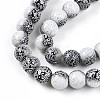 Transparent Baking Paint Glass Beads Strands DGLA-N009-10mm-09-4