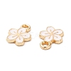 Alloy Enamel Charms ENAM-C005-34G-02-3