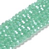 Electroplate Glass Beads Strands EGLA-A035-J6mm-A10-1