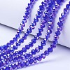 Electroplate Glass Beads Strands LS-EGLA-A034-T10mm-B15-1