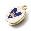 Printed Brass Pendants KK-CBAE379-01G-A-2