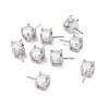Anti-Tarnish Rhodium Plated 925 Sterling Silver Peg Bails STER-D035-47P-10-1