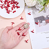 42Pcs Alloy Stud Earring Findings EJEW-ME0001-30B-5