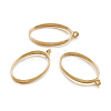 Rack Plating Alloy Open Back Bezel Pendants PALLOY-TA0001-10G-4