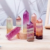 Point Tower Natural Fluorite Home Display Decoration PW-WG51504-01-2