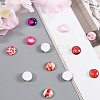 Flatback Glass Cabochons for DIY Projects GGLA-PH0005-12mm-06A-7