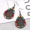 Bohemian Style Alloy Dangle Earrings X-EJEW-F238-25-1