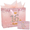Sixteenth Birthday Paper Tote Bags with Handles CARB-SP0001-02-1