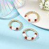 Natural Malaysia Jade Finger Rings RJEW-JR01116-1