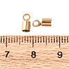 Ion Plating(IP) 304 Stainless Steel Fold Over Crimp Cord Ends STAS-P434-05D-G-3