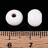 Spray Painted Round Natural Schima Wood Beads WOOD-A018-8mm-30-4