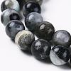 Natural Flower Amazonite Beads Strands G-L555-03-6mm-4