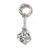 304 Stainless Steel Pouch Keychains HJEW-JM01301-01-1