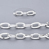 304 Stainless Steel Paperclip Chains CHS-N001-11S-4
