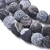 Natural Weathered Agate Beads Strands G-L534-04-6mm-2