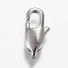 Tarnish Resistant 316 Surgical Stainless Steel Lobster Claw Clasps STAS-Z013-02A-1