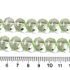 Transparent Electroplate Glass Beads Strands EGLA-N012-06C-4