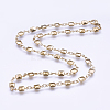 304 Stainless Steel Chain Necklaces STAS-P164-07-2