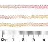 Transparent Painted Glass Beads Strands DGLA-A034-T2mm-A09-3