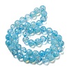 Baking Paint Glass Bead Strands GLAA-G116-02D-2