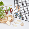 DIY Unfinished Wood Pendants Earring Making Kits DIY-PH0004-30-5