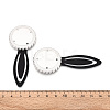 Alloy & Iron Bookmark Cabochon Settings PALLOY-N184-09S-3