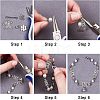 60Pcs 3 Style Alloy Rhinestone Bar Spacers ALRI-FH0001-05-4