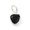 Brass Micro Pave Cubic Zirconia Pendants KK-H204-01S-04-1