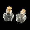 Flower Glass Bottle for Bead Containers X1-AJEW-R045-04-2