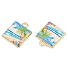 Printed Alloy Pendants AL-CBA49CA-01B-2