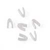 6Pcs 925 Sterling Silver Hollow Initial Beads STER-TA0001-53V-2