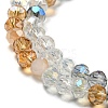 Glass Beads Strands EGLA-A034-M4mm-37-4