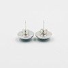 Feng Shui Glass Stud Earrings EJEW-D242-04S-3